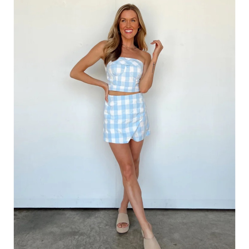 NWT Gingham Set